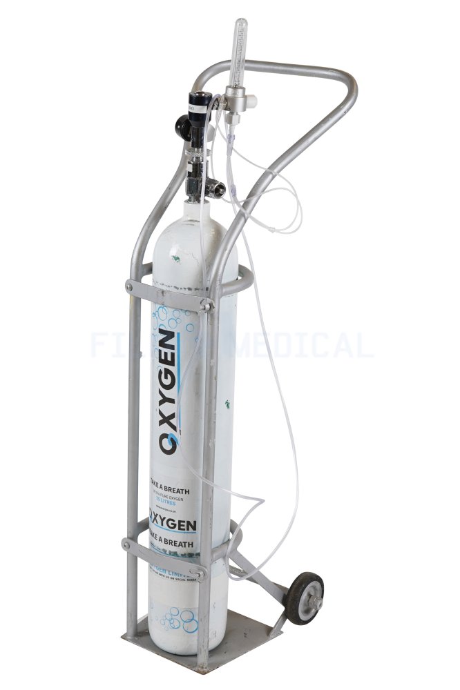 Large Oxygen Tank With Stand FILM MEDICAL